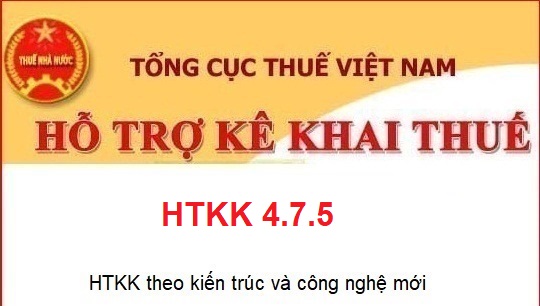 HTKK 4.7.5 - Phần mềm Hỗ trợ kê khai mới nhất