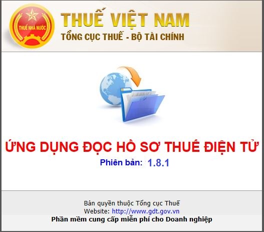 Thông báo nâng cấp ứng dụng iTaxViewer 1.8.1