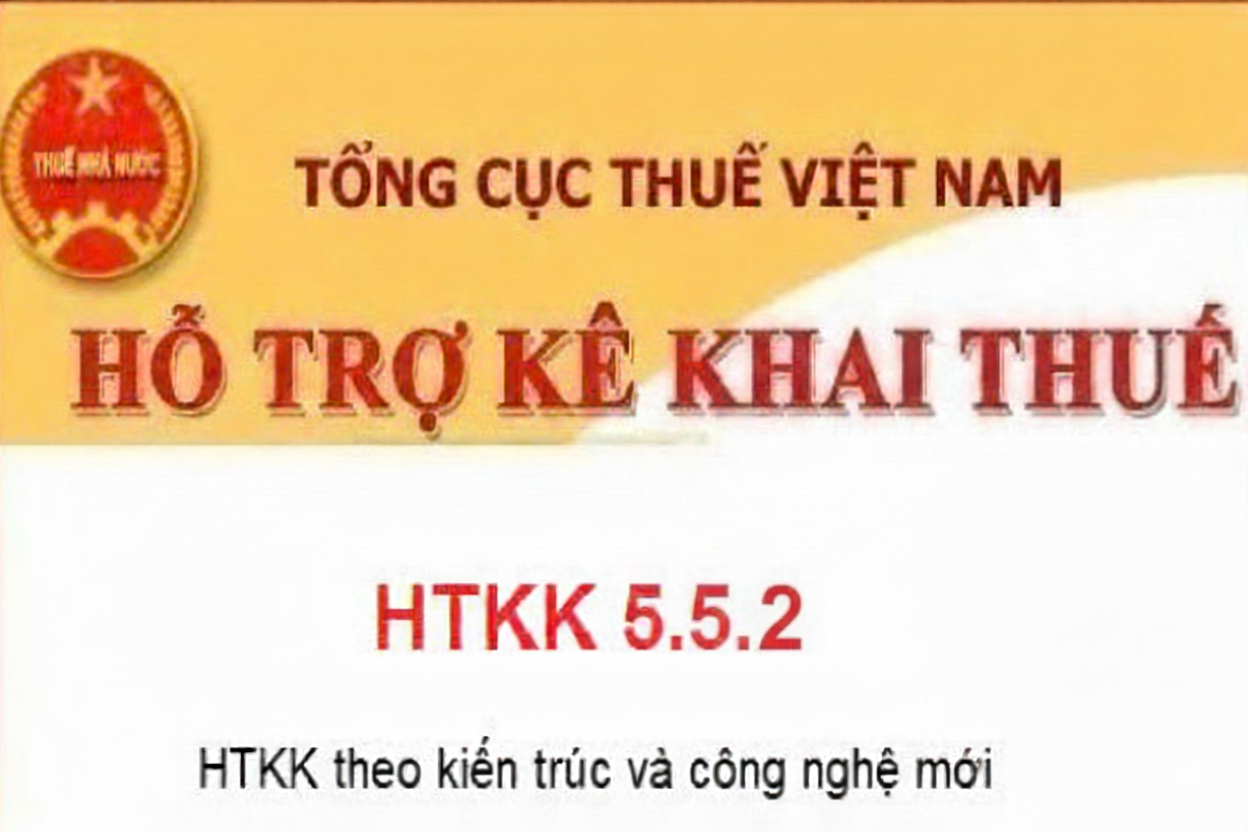 HTKK 5.5.2 - Phần mềm Hỗ trợ kê khai mới nhất