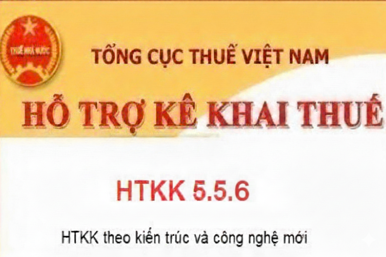HTKK 5.5.6 - Phần mềm Hỗ trợ kê khai mới nhất