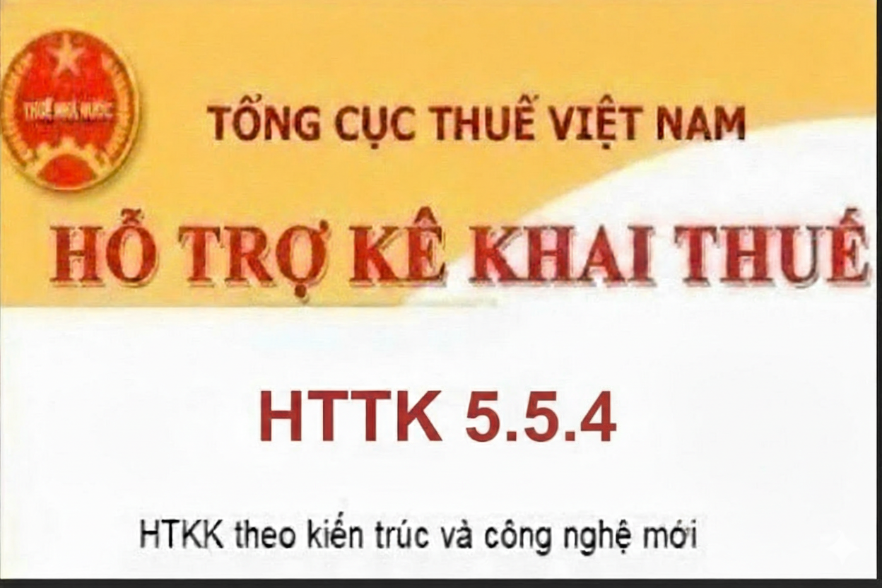 HTKK 5.5.4 - Phần mềm Hỗ trợ kê khai mới nhất