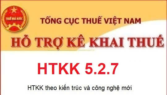 HTKK 5.2.7 - Phần mềm Hỗ trợ kê khai mới nhất