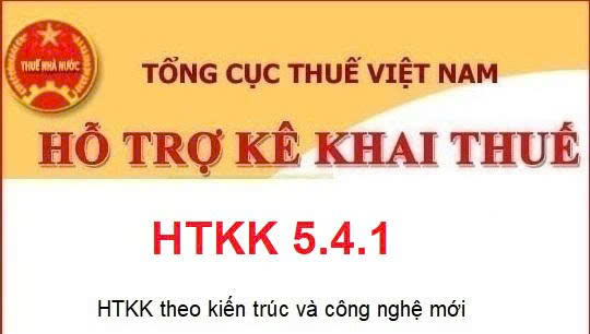 HTKK 5.4.1 - Phần mềm Hỗ trợ kê khai mới nhất