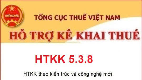HTKK 5.3.8 - Phần mềm Hỗ trợ kê khai mới nhất
