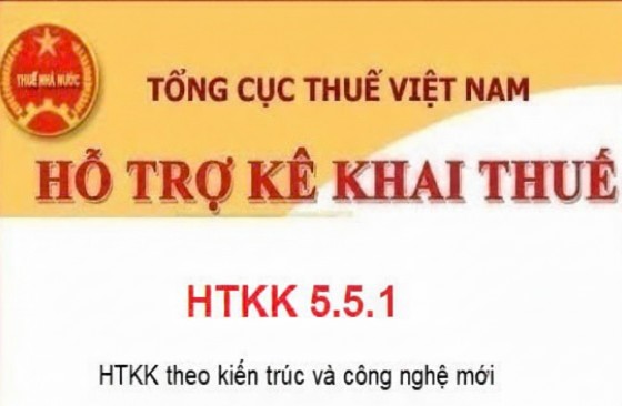 HTKK 5.5.1 - Phần mềm Hỗ trợ kê khai mới nhất