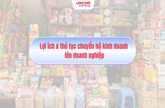 Lợi ích & thủ tục chuyển hộ kinh doanh lên doanh nghiệp