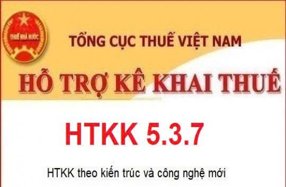 HTKK 5.3.7 - Phần mềm Hỗ trợ kê khai mới nhất